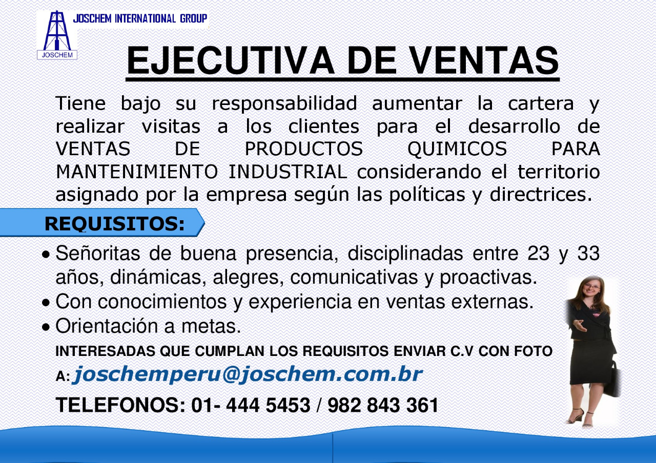 EJECUTIVA DE VENTAS