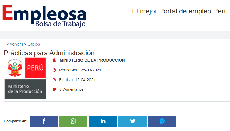 Prácticas para Administración