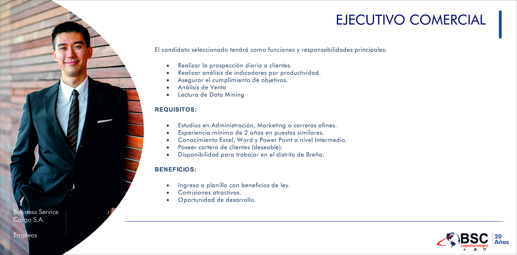 Ejecutivo Comercial