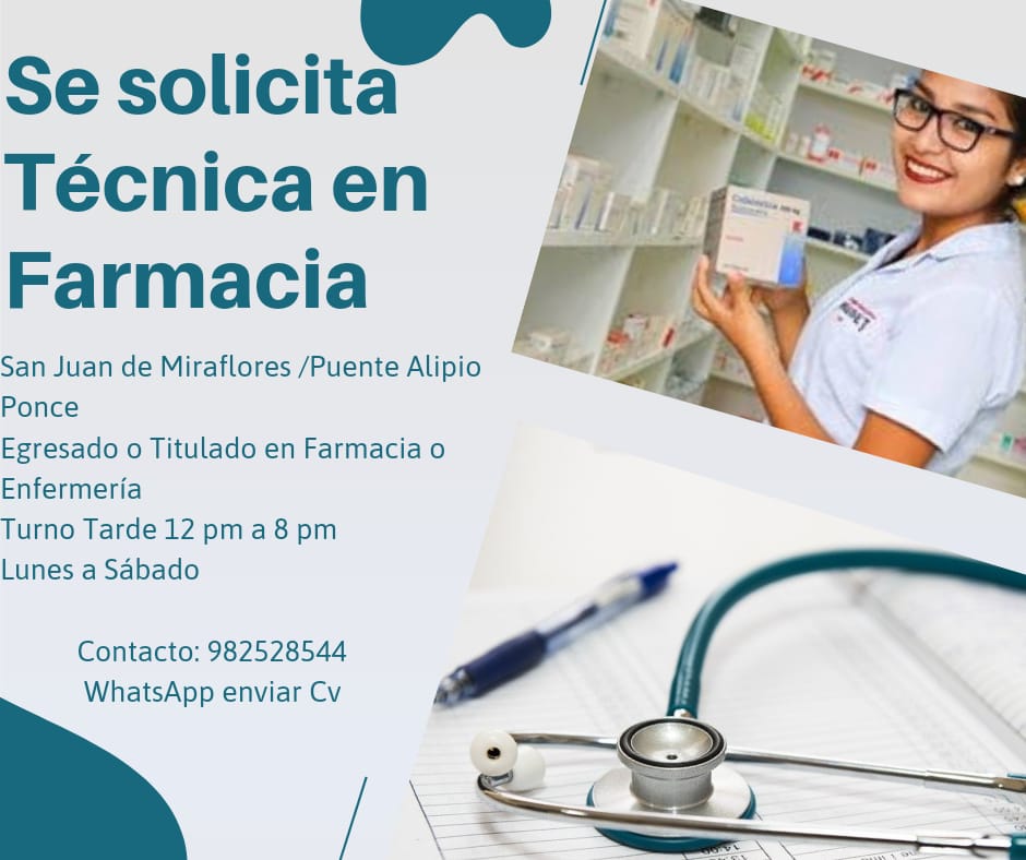 Tcnica en Farmacia